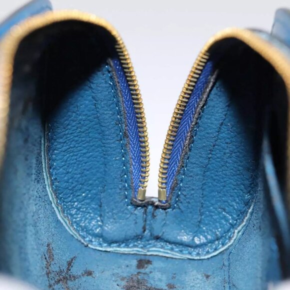 LOUIS VUITTON Epi Dauphine PM Pouch Blue - Picture 12 of 16